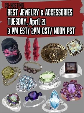 L👀KING 4 HOST PICKS! Honored to co-host BEST JEWELRY & ACCESSORIES 4/21 2PM CST